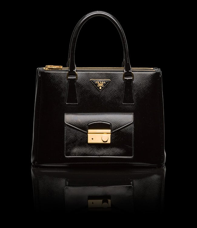 Prada Black Saffiano Executive Tote Medium QNBIAV3RK7011