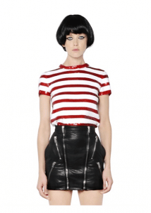 saint laurent sequin top