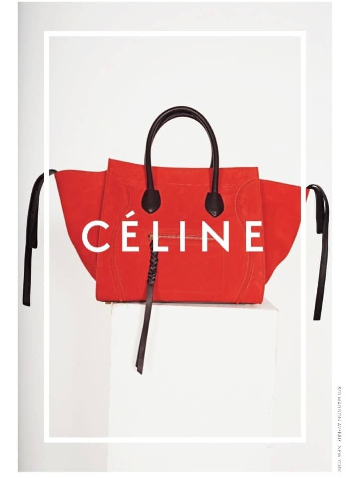 Celine Red Phantom bag from Summer 2014