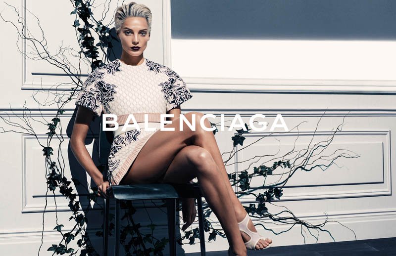 Balenciaga Ad Campaign Spring 2014 with Daria Werbowy