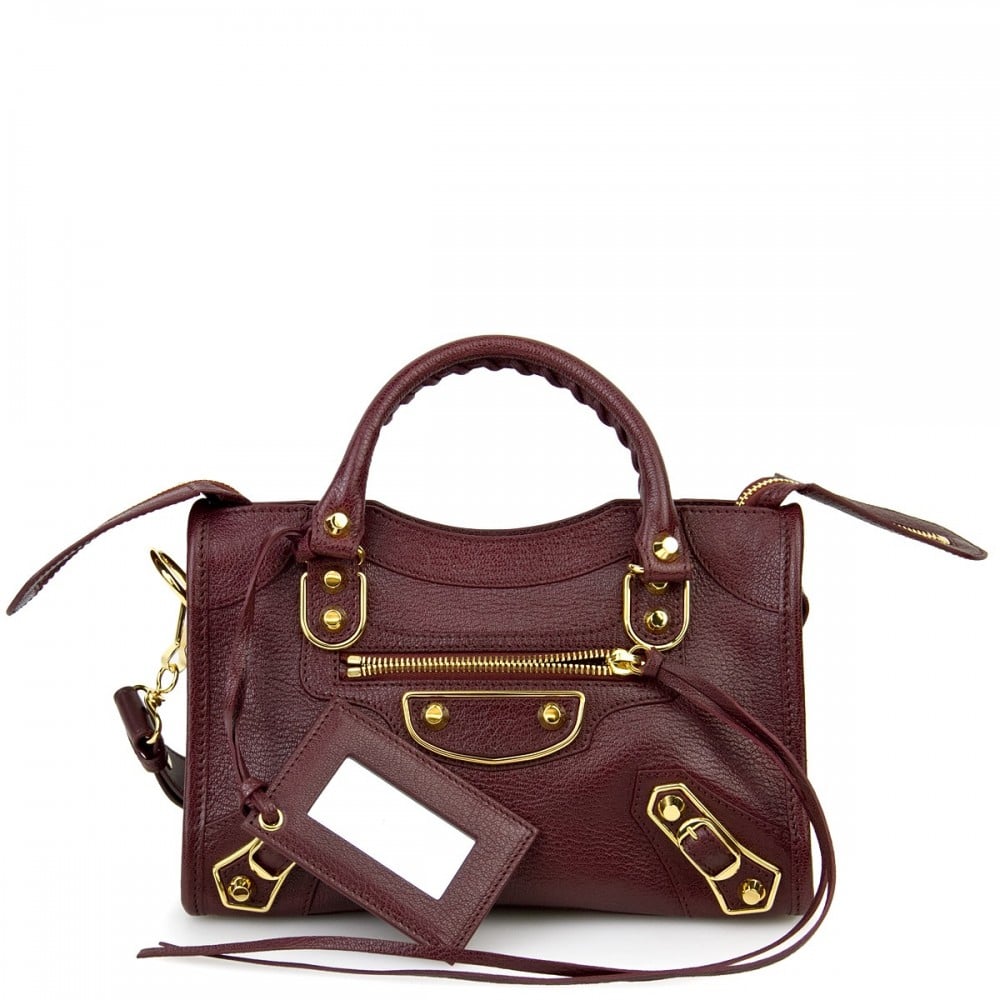 balenciaga mini city bordeaux