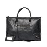 Balenciaga Noir/Black Classic Weekender Bag