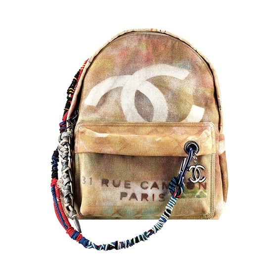 Chanel, Graffiti Backpack (Beige) | Chanel, Bags, Tote bag