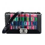 Chanel Black/Multicolor Boy Bag - Spring 2014