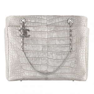 Chanel Grey Alligator Shopping Tote Bag - Spring 2014 Act 1