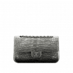 Chanel Grey Ombre Alligator Timeless Classic Flap Bag - Spring Summer 2014