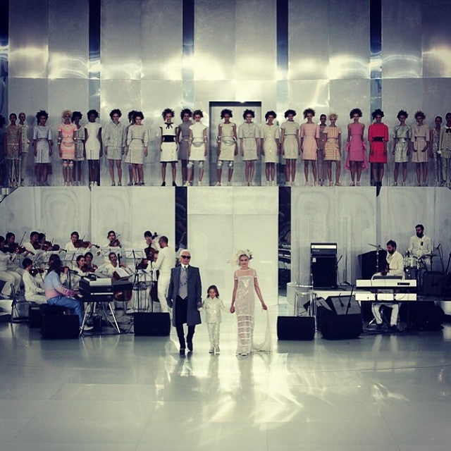 Chanel Haute Couture Spring Summer 2014 Show Finale