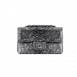 Chanel Mini Python Black Flap Bag - Spring 2014 Act 1