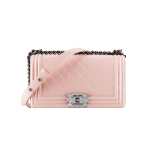 Chanel Pink Boy Chevron Flap Bag - Spring 2014 Act 1