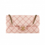 Chanel Pink Irridescent Stitch Flap Bag - Spring 2014 Act 1
