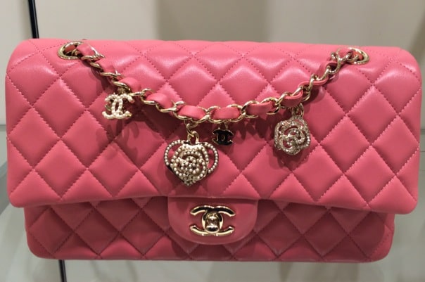 What Goes Around Comes Around Chanel Valentine 10 Flap Bag in Blue