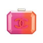 Chanel Pink/Orange Boy Brick Clutch Bag - Spring 2014