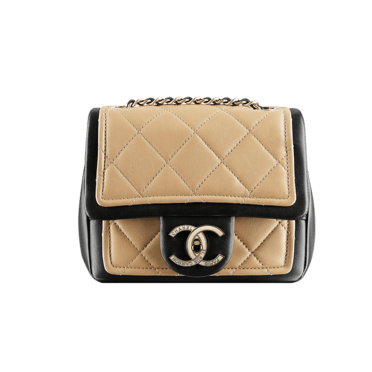 Chanel Quilted Graphic Mini Flap Bag