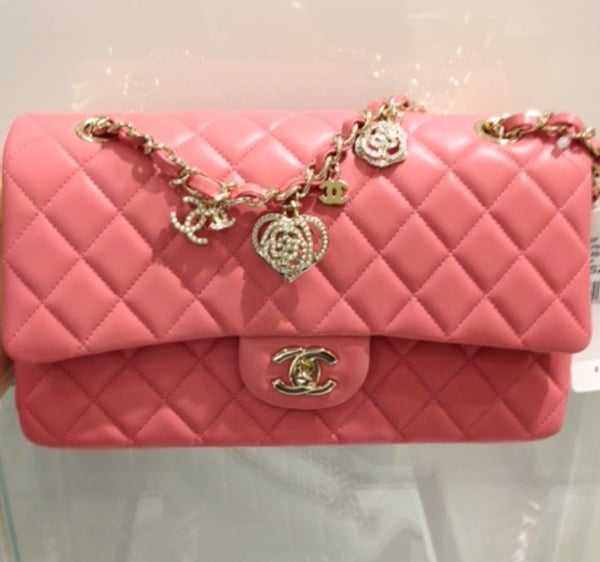 CHANEL Valentine's Day giveaway! Classic mini flap in rare iridescent pink  caviar leather worth …