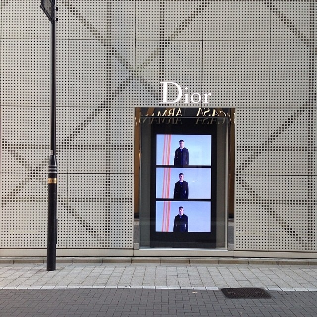 Dior Ginza Tokyo Front window