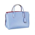 Dior Light Blue with Pink Interior Bar Bag - Spring 2014