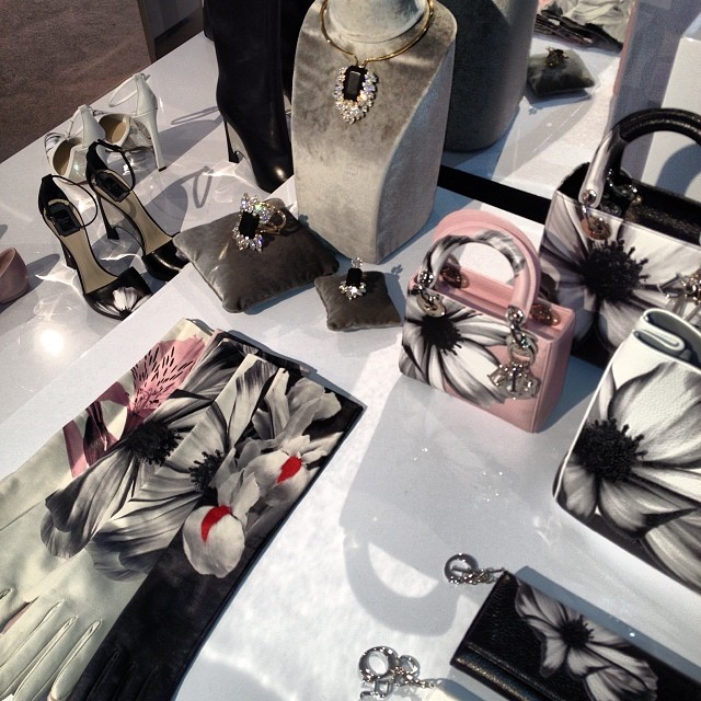Dior Prefall 2014 Bags on Display
