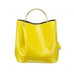 Diorific Yellow Python Small Bucket Bag