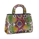 Diorissimo Small Multicolor Python Tote Bag - Spring 2014