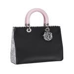 Diorissimo Spotted Tricolor Pink and Black Tote Bag - Spring 2014