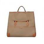 Hermes Brown Canvas Tote Bag 2 - Spring 2014