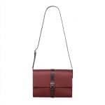 Hermes Burgundy Shoulder Bag - Spring 2014