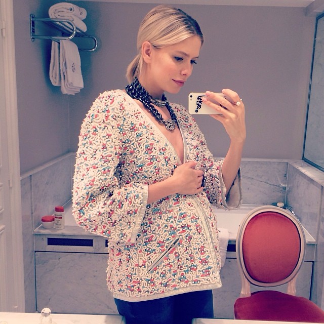 Lena Perminova in Pre-Spring 2014 Chanel Tweed Jacket - 2