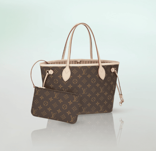 Louis Vuitton Neo Neverfull Damier Azur GM Beige Lining in Canvas