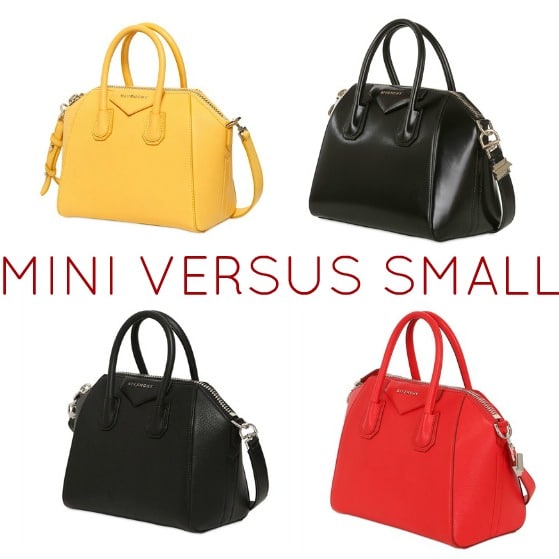 Givenchy Mini Antigona VS. Louis Vuitton Alma BB // COMPARISON