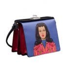 Prada Blue/Red Printed Shoulder Bag - Spring 2014