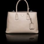 Prada Pale Grey Twin Bag