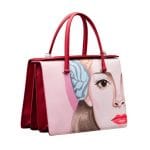 Prada Red Printed Tote Bag - Spring 2014