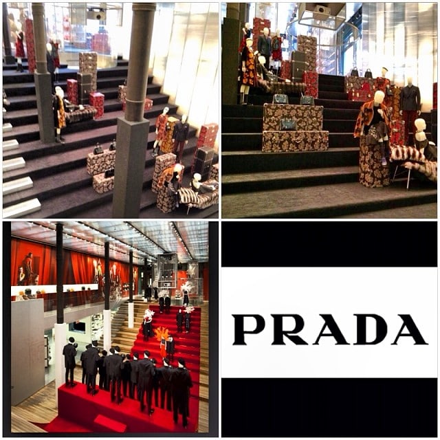 Prada Resort 2014 on display NY Soho