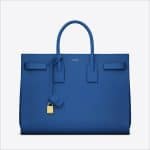 Saint Laurent Blue Classic Sac De Jour Bag - Spring 2014