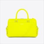 Saint Laurent Neon Yellow Classic Duffle 6 Bag - Spring 2014