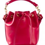 Saint Laurent Small Red Emmanuelle Bucket Bag