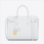 Saint Laurent White Classic Mini Sac De Jour Bag - Spring 2014