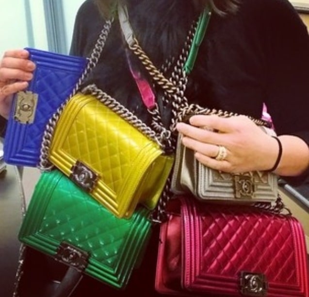 New Chanel Patent Boy Bags from Eva Chen
