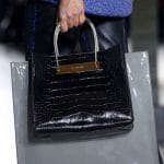 Balenciaga Black Croc Shopping Tote Bag - Fall 2014