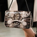 Bottega Brown Python Shoulder Bag - Fall 2014