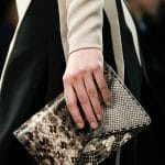 Bottega Veneta Black/White Python Clutch Bag - Fall 2014