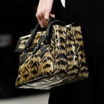 Bottega Veneta Black/Yellow Python Bag - Fall 2014