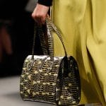 Bottega Veneta Black/Yellow Python Tote Bag - Fall 2014