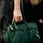 Bottega Veneta Green Leather/Python Bag - Fall 2014
