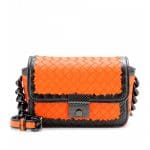 Bottega Veneta Orange Python Intrecciato Bag - MyTheresa