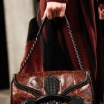 Bottega Veneta Red/Black Python Shoulder Bag - Fall 2014