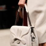 Bottega Veneta White Shoulder Bag - Fall 2014