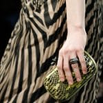 Bottega Veneta Yellow/Black Python Knot Clutch Bag - Fall 2014