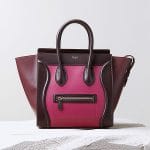 Celine Purple Orchid Tricolor Mini Luggage Bag - Pre Fall 2014