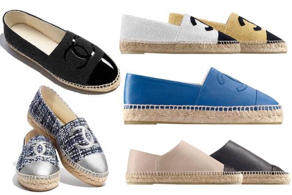 Giày Espadrilles của Chanel